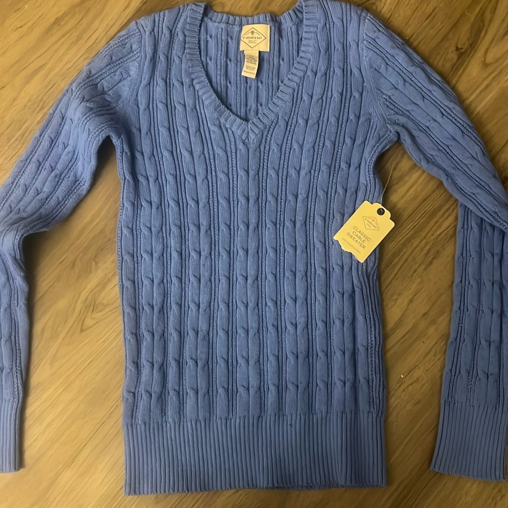St Johns Bay Blue Sweater